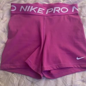 wore once brand new hot pink nike pros size medium